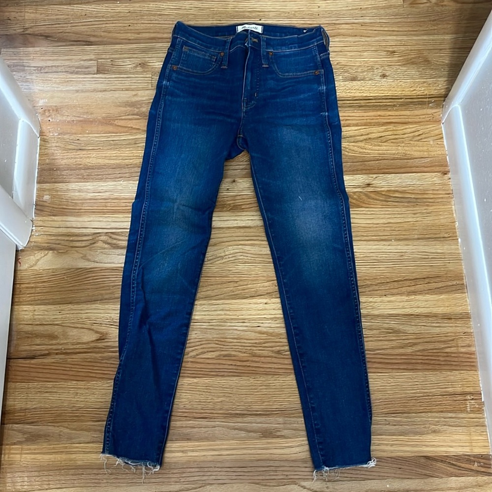 Madewell Raw Hem High Rise Jeans